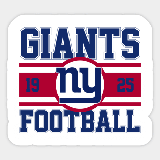 1925 - NY Giants Football Sticker